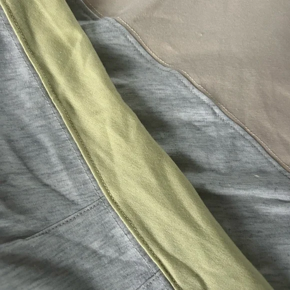 Light Pink and Yellow Quarter Zip - Picture 3 of 4